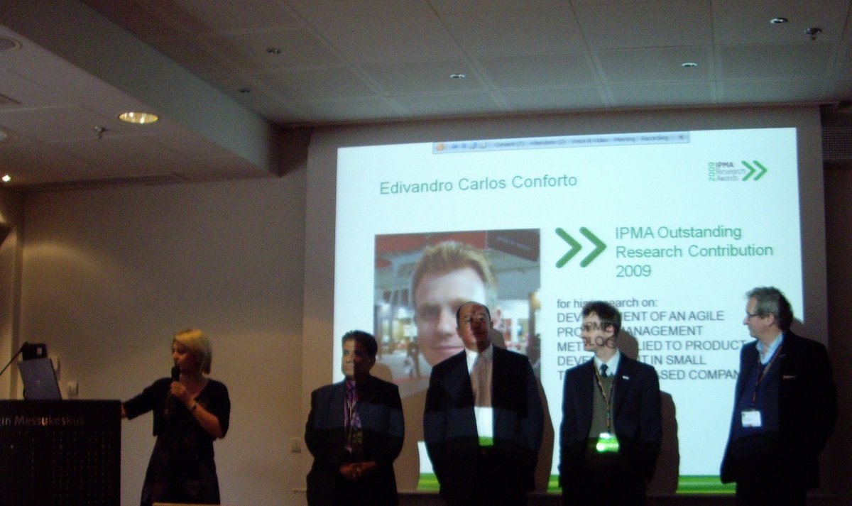 IPMA ceremony in Helsinki, Finland, 2009