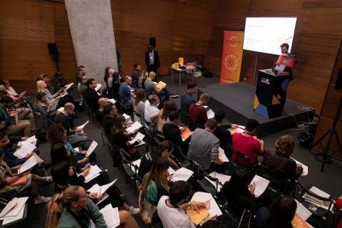 Edivandro Conforto speaking at a Brightline event