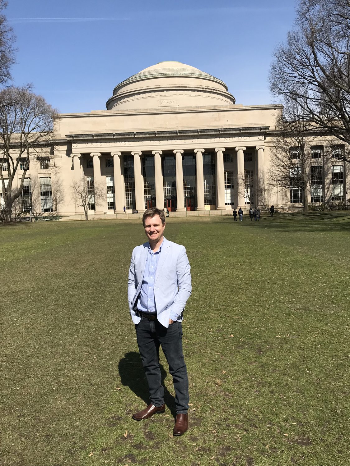 Edivandro Conforto on the MIT campus in Cambridge
